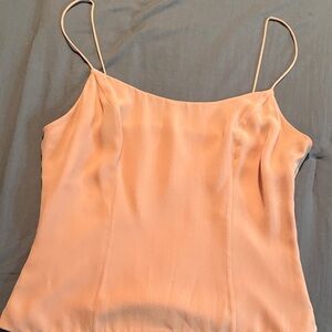 Chetta B 100% Silk Coral Camisole Top